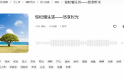 轻松音乐：如何用舒缓旋律提升工作效率与生活质量